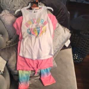 3 piece girls active set​